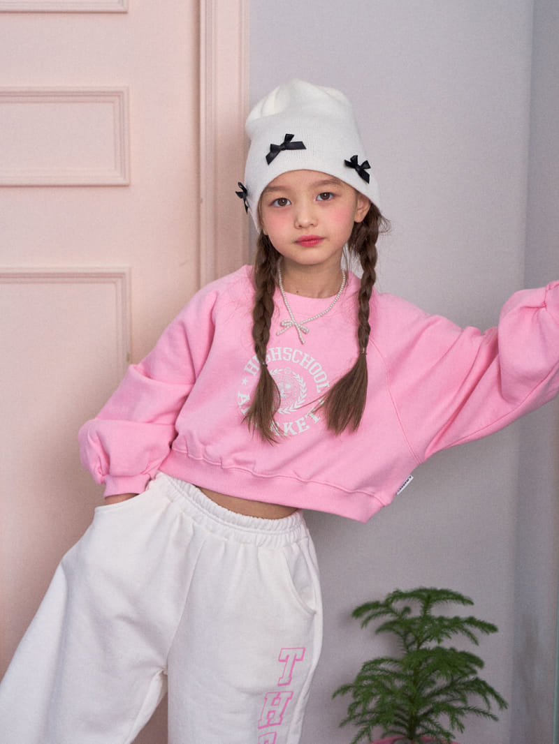 A-Market - Korean Children Fashion - #designkidswear - School Crop Sweatshirt - 5