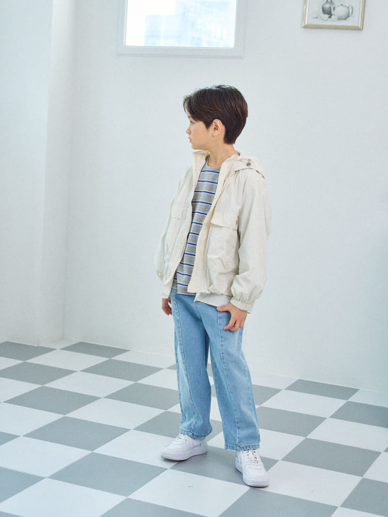 A-Market - Korean Children Fashion - #discoveringself - Half Half Jeans - 8