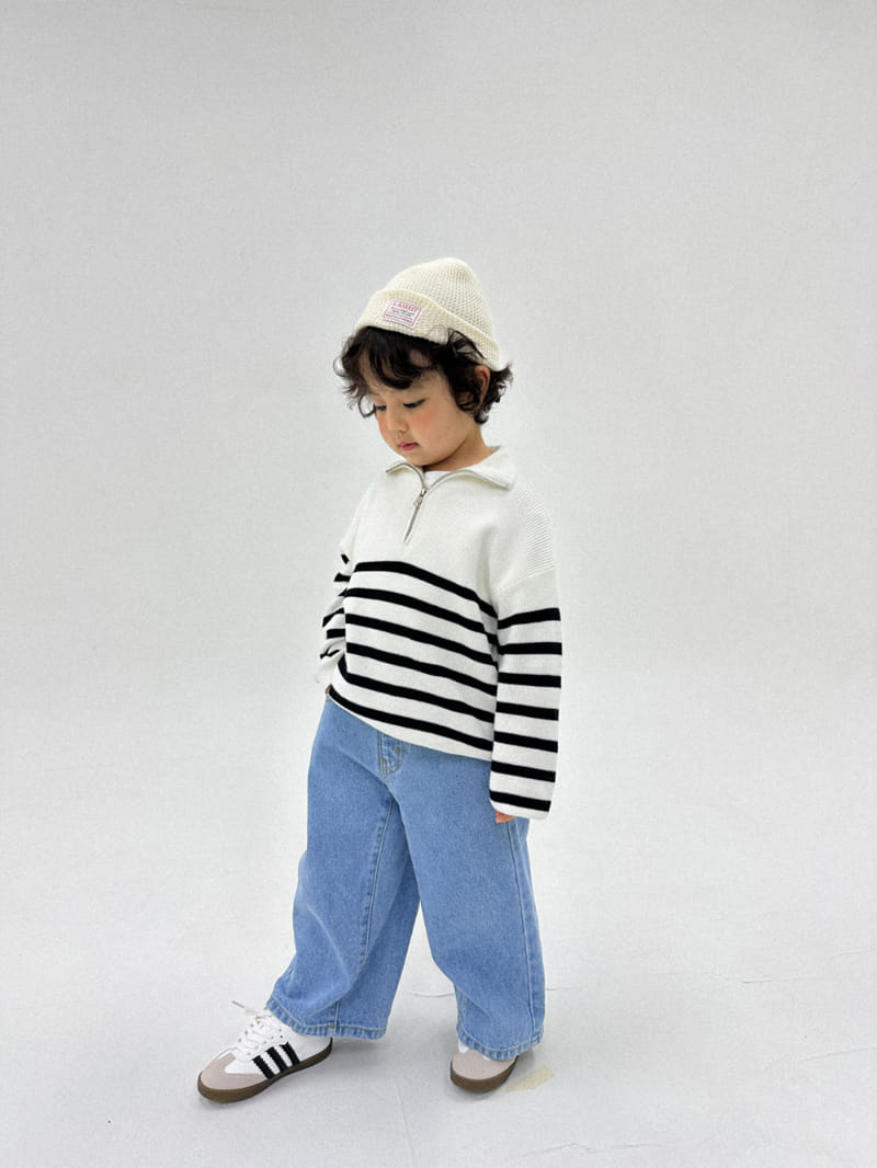 A-Market - Korean Children Fashion - #fashionkids - Denim Wide Pnats - 6
