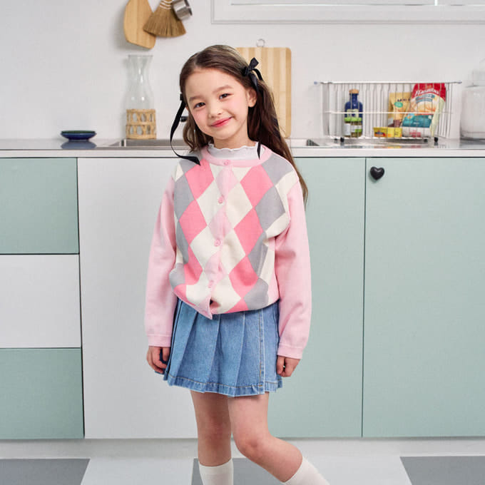 A-Market - Korean Children Fashion - #kidsshorts - Denim Wrinkle Skirt