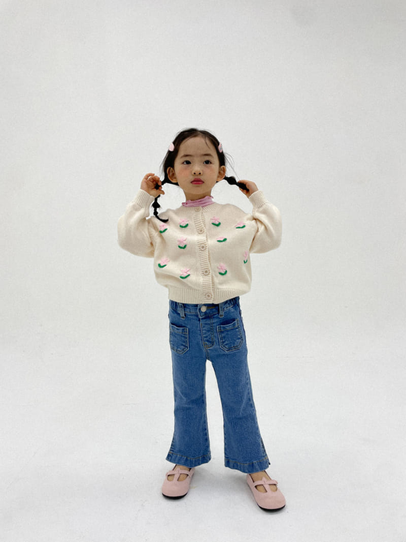 A-Market - Korean Children Fashion - #kidzfashiontrend - Slit Denim Boots Cut - 7