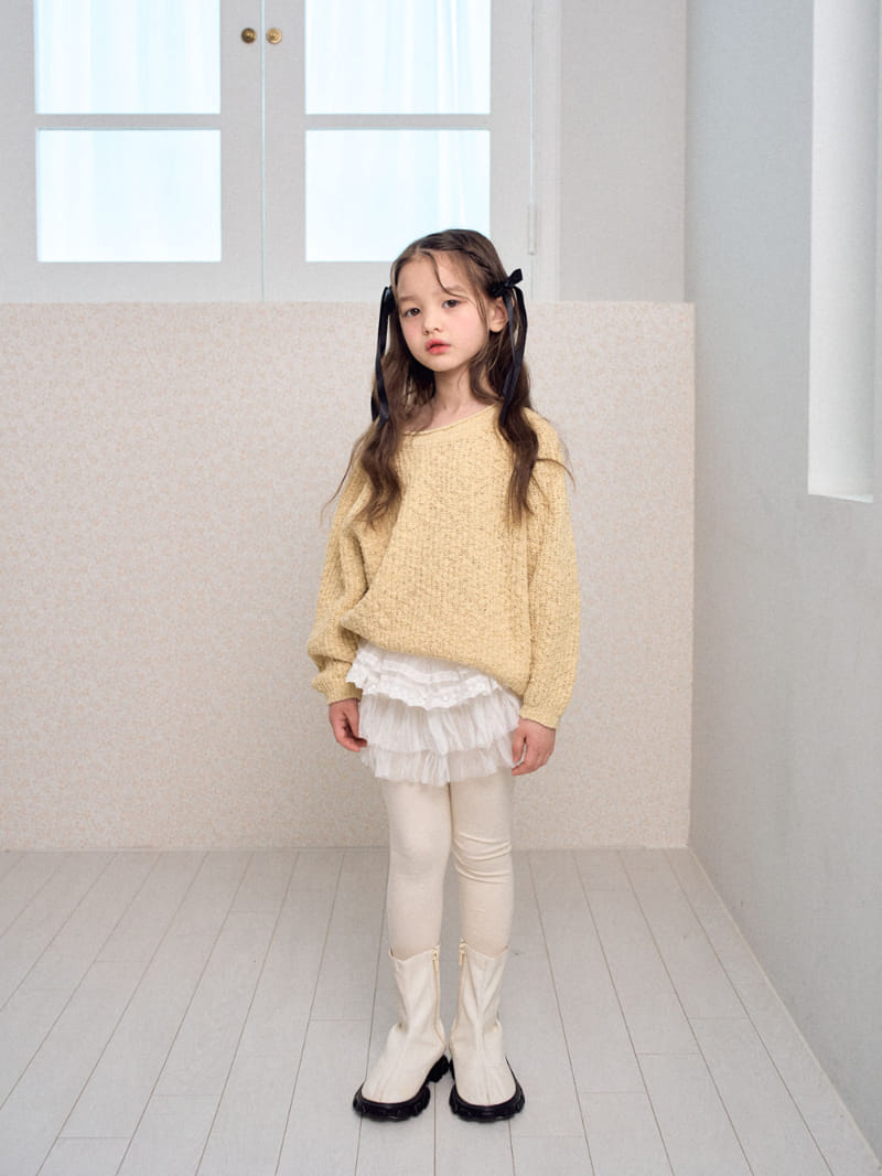 A-Market - Korean Children Fashion - #magicofchildhood - Three-rung Lace Skirt - 9