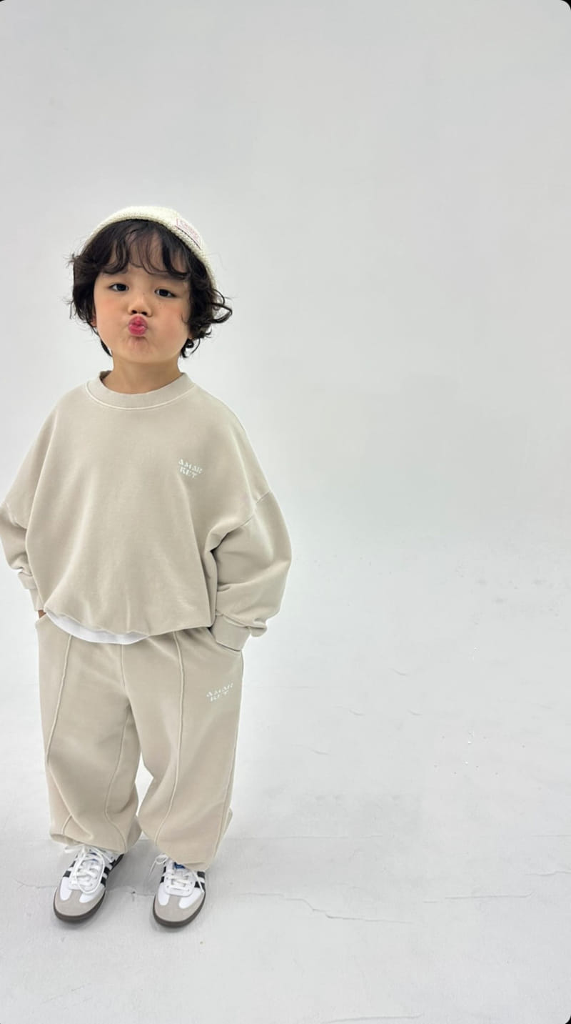 A-Market - Korean Children Fashion - #minifashionista - Pigment Jogger Pants - 3