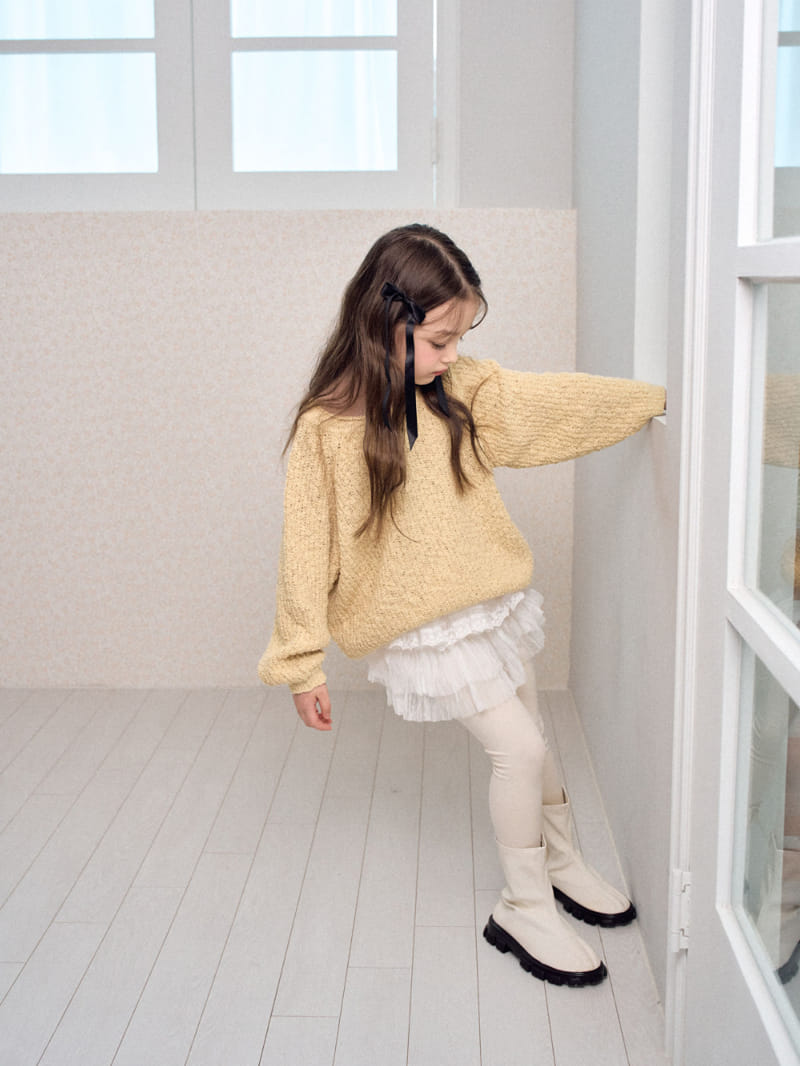A-Market - Korean Children Fashion - #minifashionista - Three-rung Lace Skirt - 10