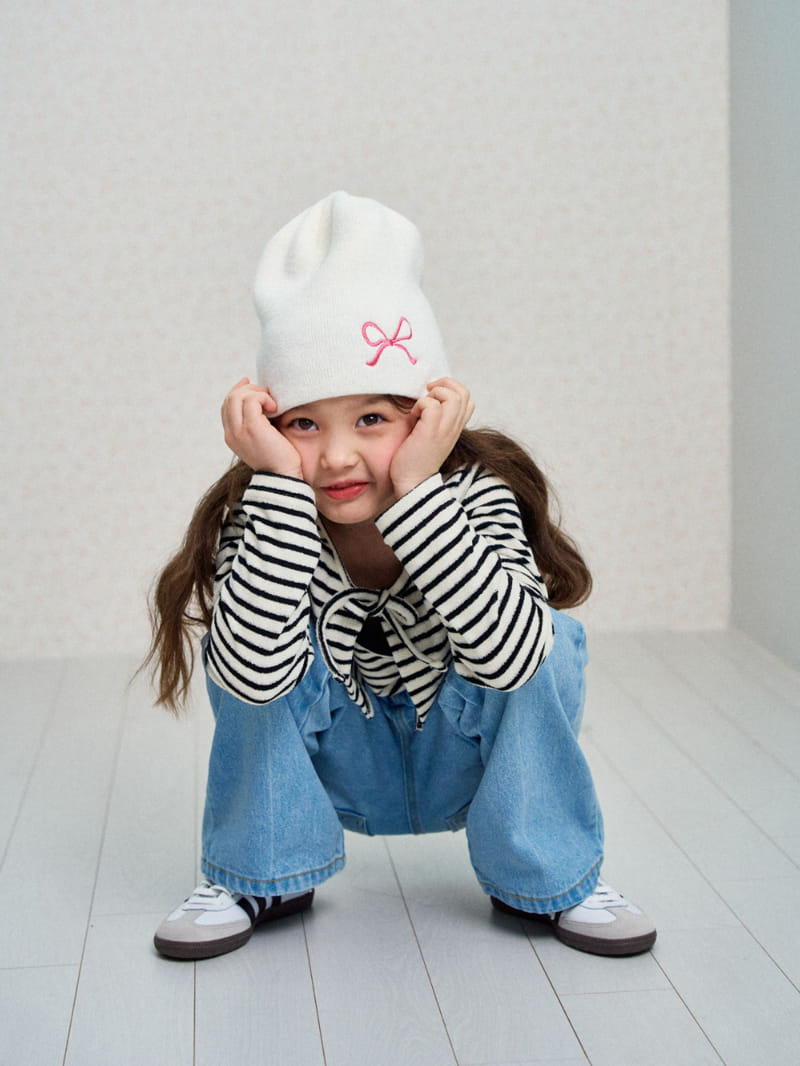 A-Market - Korean Children Fashion - #minifashionista - Regicgi Denim Pants - 8