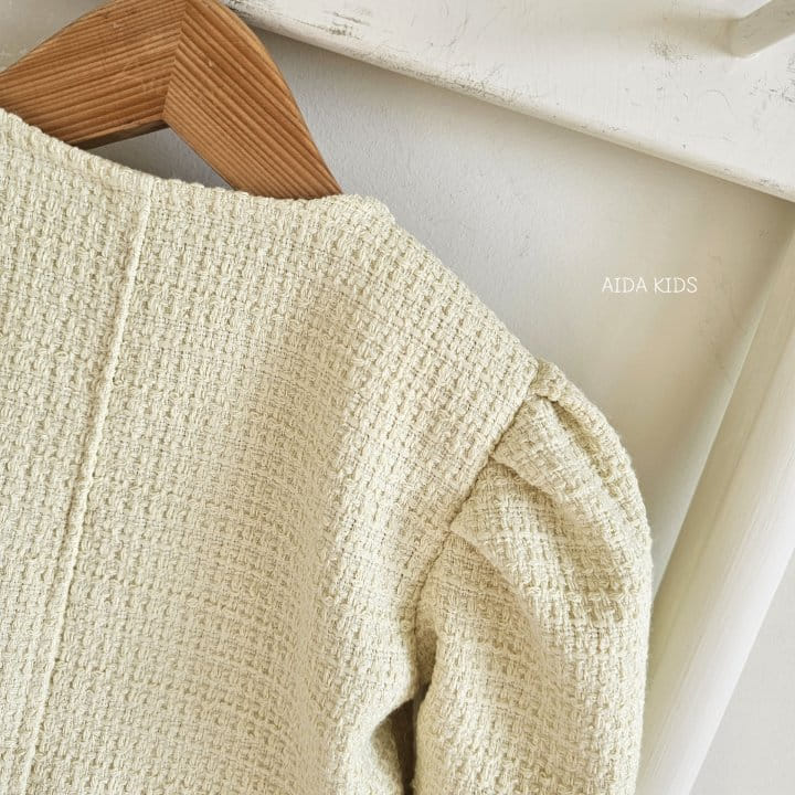 Aida - Korean Children Fashion - #childofig - Lemon Tweed Jacket  - 8