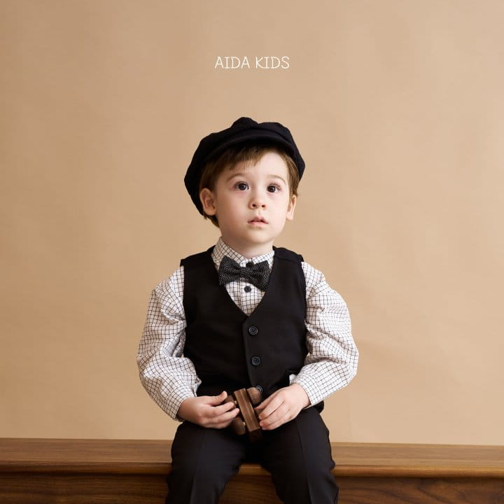 Aida - Korean Children Fashion - #childofig - Black Vest - 5