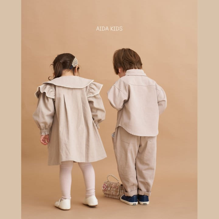 Aida - Korean Children Fashion - #childofig - Mine Wing One-Piece  - 5