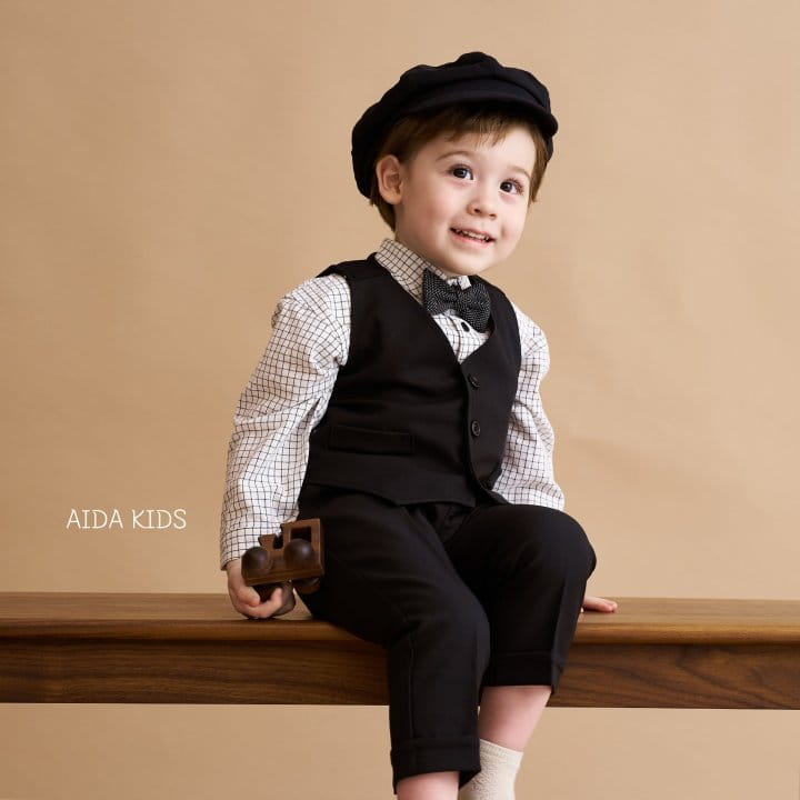 Aida - Korean Children Fashion - #childrensboutique - Black Vest - 6