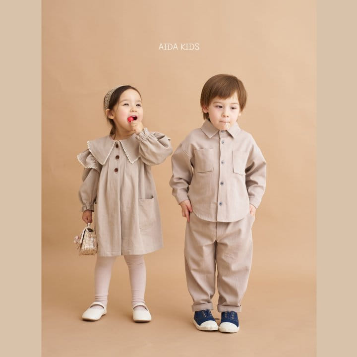 Aida - Korean Children Fashion - #childrensboutique - Mine Long Trousers