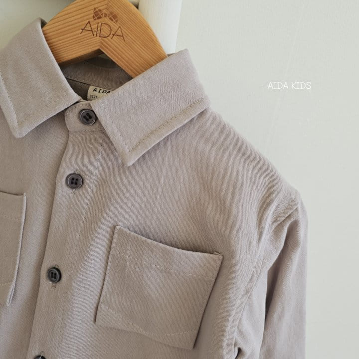 Aida - Korean Children Fashion - #designkidswear - Mine Shirt Outer - 6