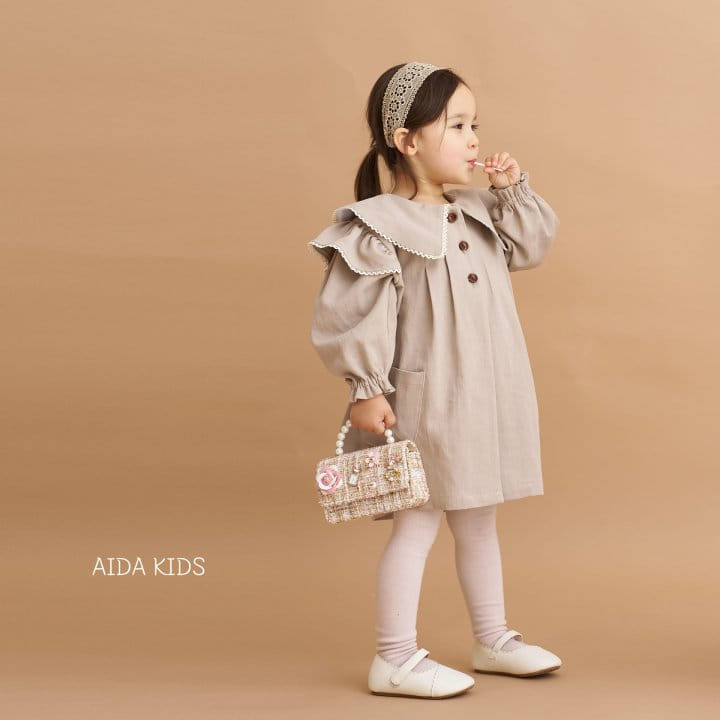 Aida - Korean Children Fashion - #prettylittlegirls - Mine Wing One-Piece  - 3