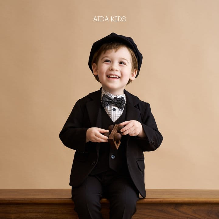Aida - Korean Children Fashion - #todddlerfashion - Black Suit Jacket - 4