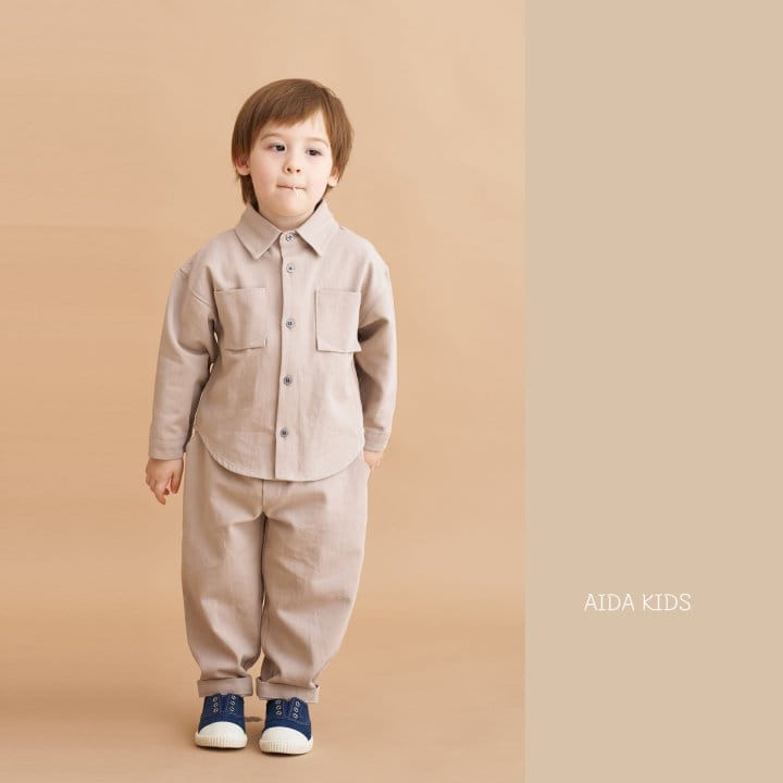 Aida - Korean Children Fashion - #toddlerclothing - Mine Shirt Outer - 2