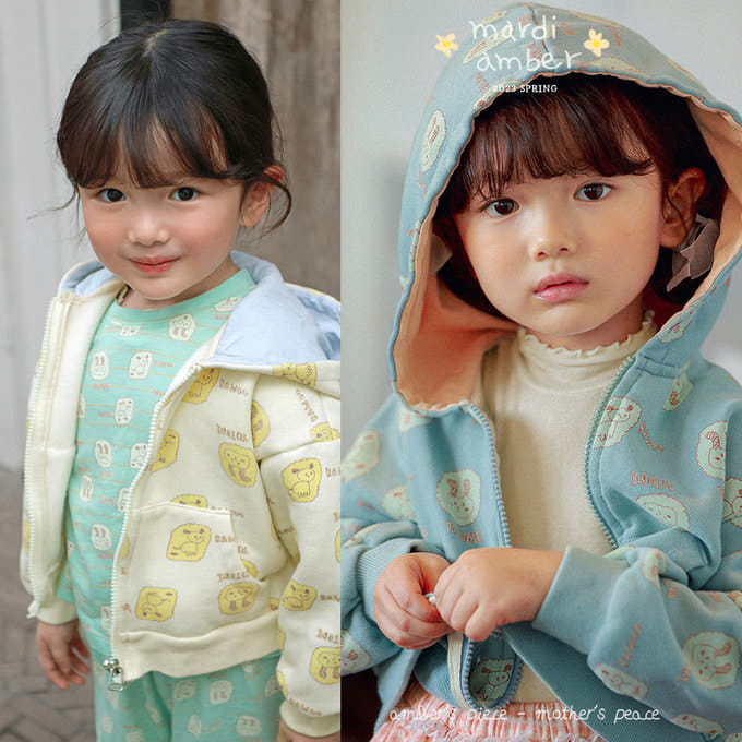 Amber - Korean Children Fashion - #childrensboutique - DD Hoody Zip Up