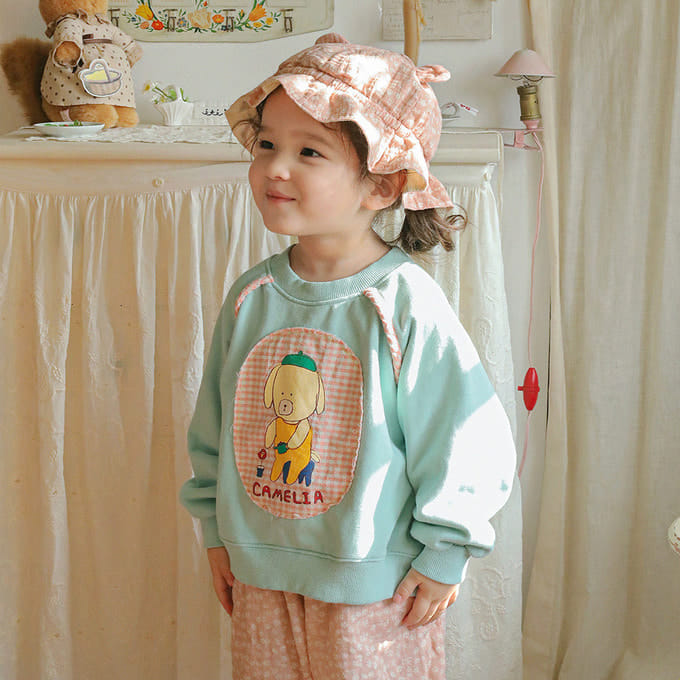 Amber - Korean Children Fashion - #kidsstore - Camellia Sweat Shirt