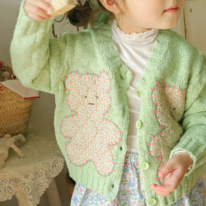 Amber - Korean Children Fashion - #minifashionista - Coco Knit Cardigan