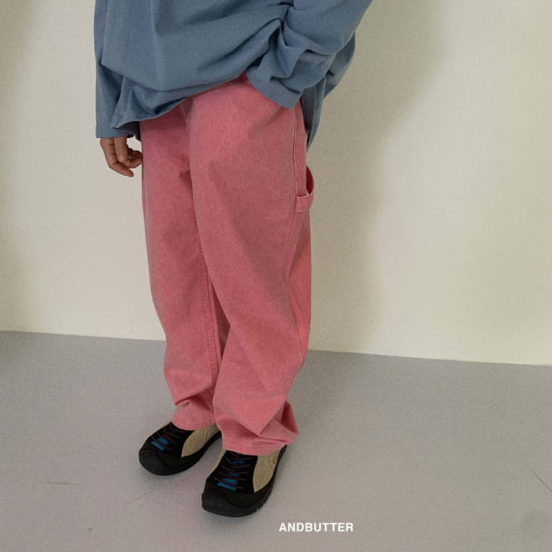 Andbutter - Korean Children Fashion - #designkidswear - Pocket Dyeing Pants - 8
