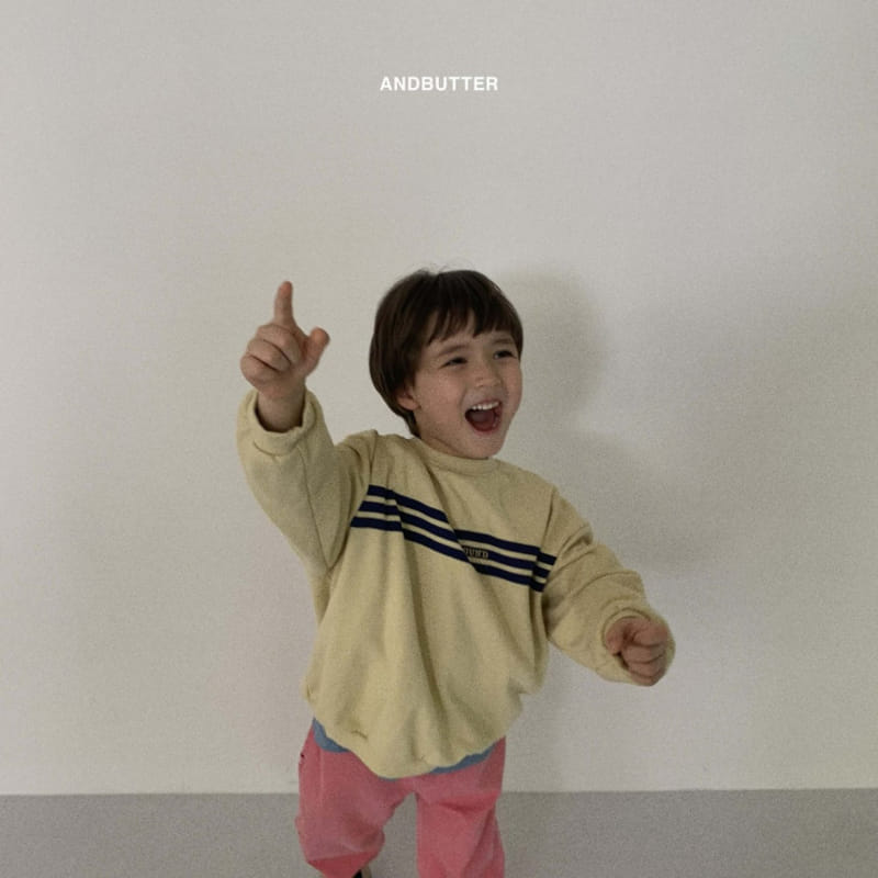 Andbutter - Korean Children Fashion - #kidsshorts - Round Sweatshirt - 6
