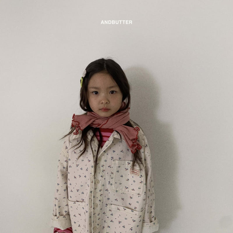 Andbutter - Korean Children Fashion - #magicofchildhood - Flower Jacket