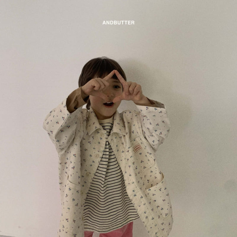 Andbutter - Korean Children Fashion - #stylishchildhood - Flower Jacket - 6