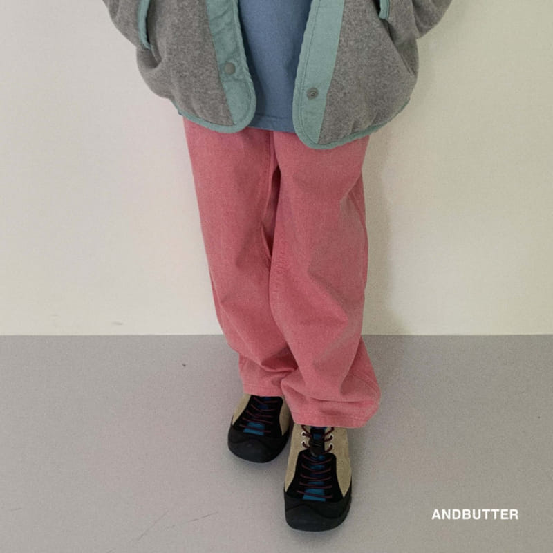 Andbutter - Korean Children Fashion - #stylishchildhood - Pocket Dyeing Pants - 5