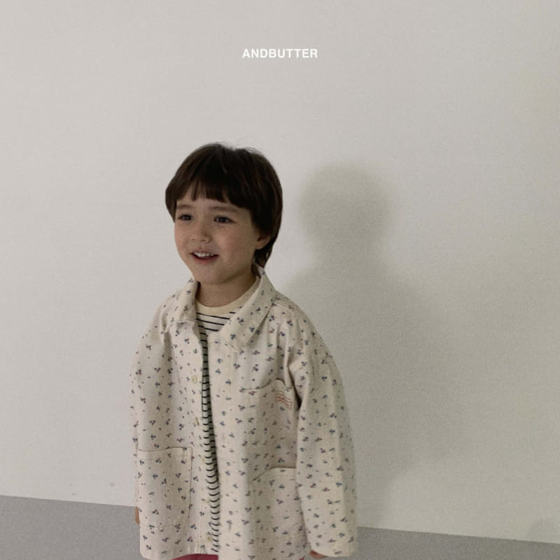 Andbutter - Korean Children Fashion - #toddlerclothing - Flower Jacket - 5
