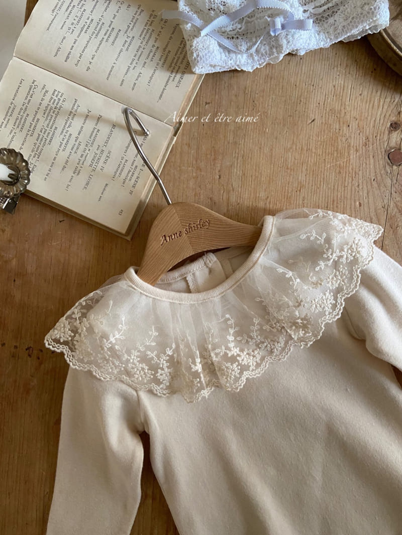 Anne Shirley - Korean Baby Fashion - #smilingbaby - Romantic Lace Tee