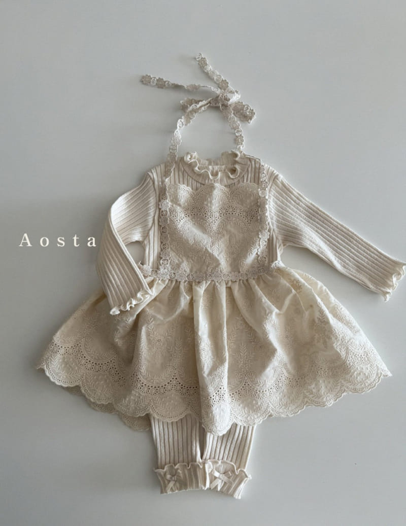 Aosta - Korean Baby Fashion - #babyboutique - Layered One-Piece - 5