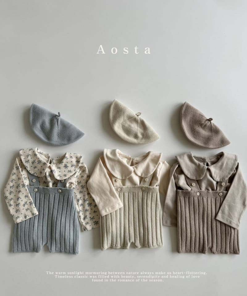 Aosta - Korean Baby Fashion - #babyboutique - Circle Collar Tee - 3