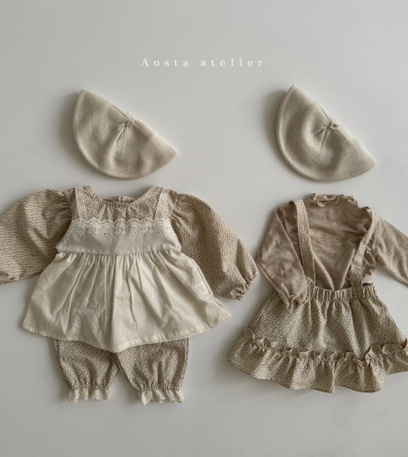 Aosta - Korean Baby Fashion - #babyboutique - Molly Dungarees Skirt - 11