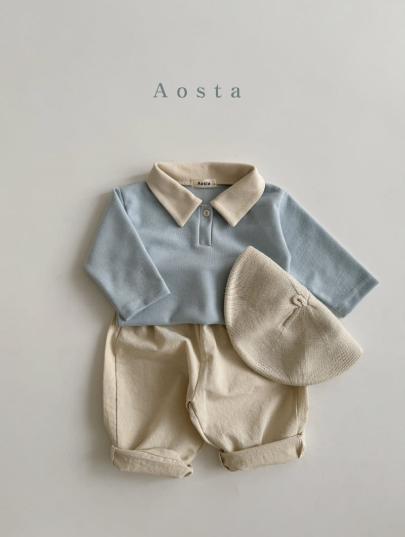 Aosta - Korean Baby Fashion - #babyboutiqueclothing - Pk Collar Tee - 7