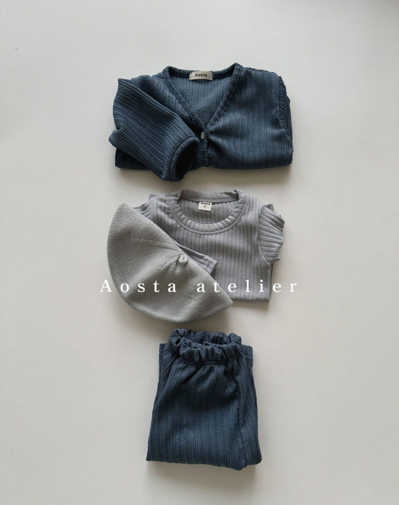 Aosta - Korean Baby Fashion - #babyboutique - Pleats Cardigan - 4