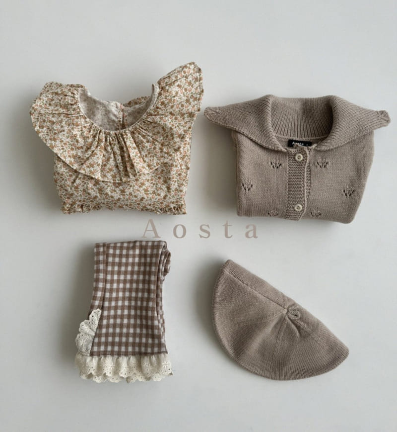 Aosta - Korean Baby Fashion - #babyboutiqueclothing - Eyelet Cardigan - 8