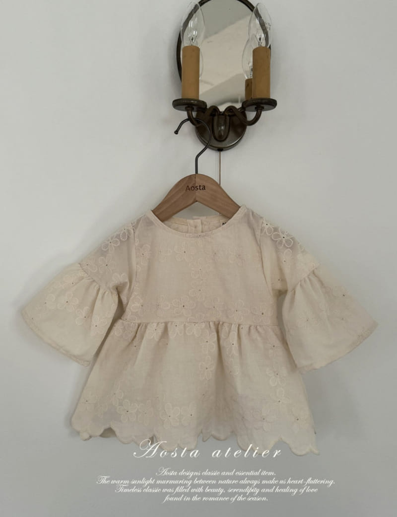 Aosta - Korean Baby Fashion - #babyboutiqueclothing - Tulip Blouse - 2