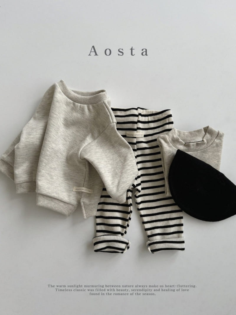 Aosta - Korean Baby Fashion - #babyboutiqueclothing - Waffle Leggings - 5
