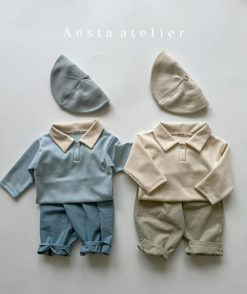 Aosta - Korean Baby Fashion - #babyclothing - Pk Collar Tee - 8