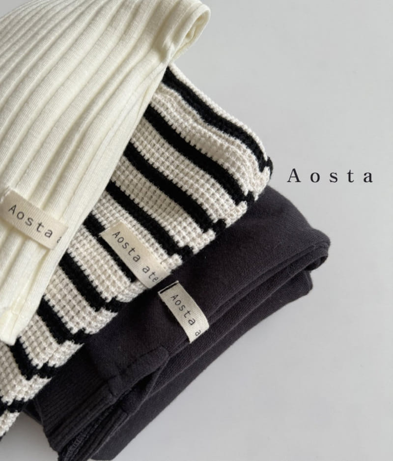 Aosta - Korean Baby Fashion - #babyclothing - Waffle Leggings - 6