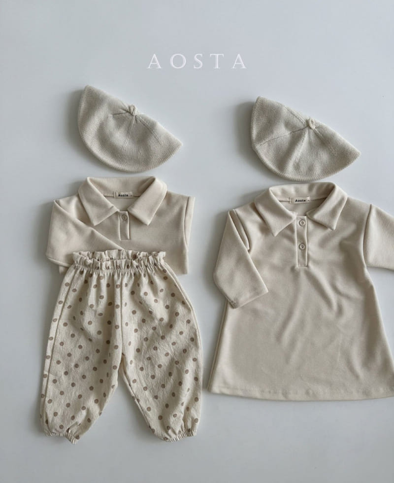 Aosta - Korean Baby Fashion - #babyfashion - Pk Collar One-Piece - 10