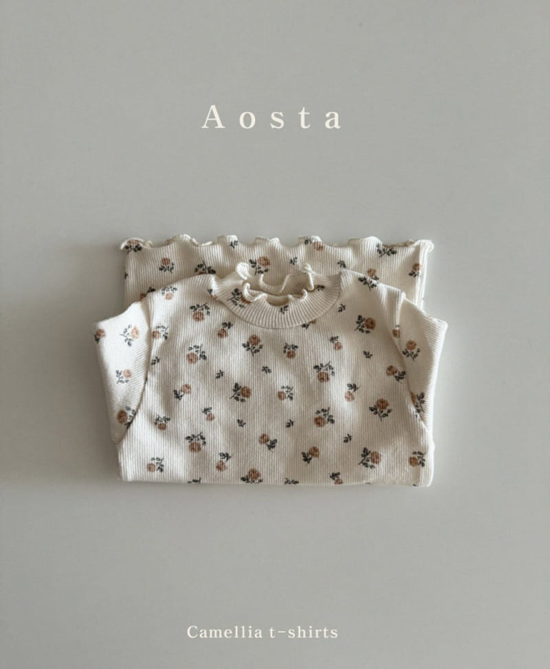 Aosta - Korean Baby Fashion - #babyfashion - Camellia Tee - 3