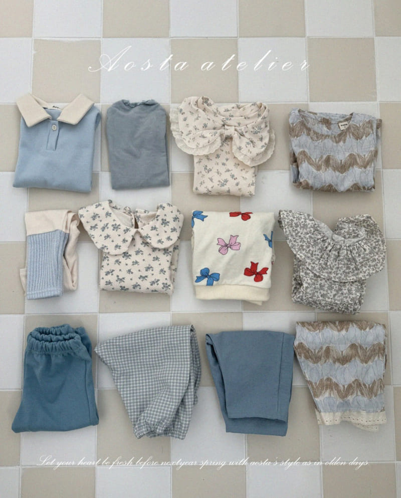 Aosta - Korean Baby Fashion - #babyfashion - Circle Collar Tee - 6