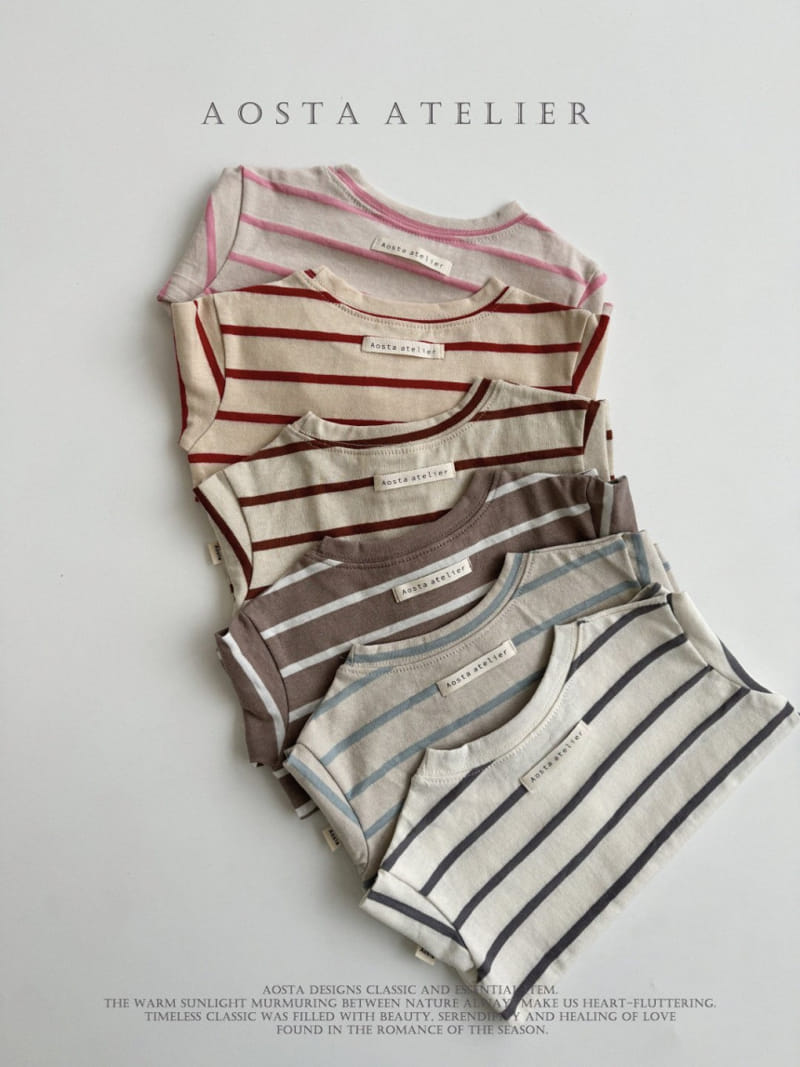 Aosta - Korean Baby Fashion - #babyfashion - Signature Tee