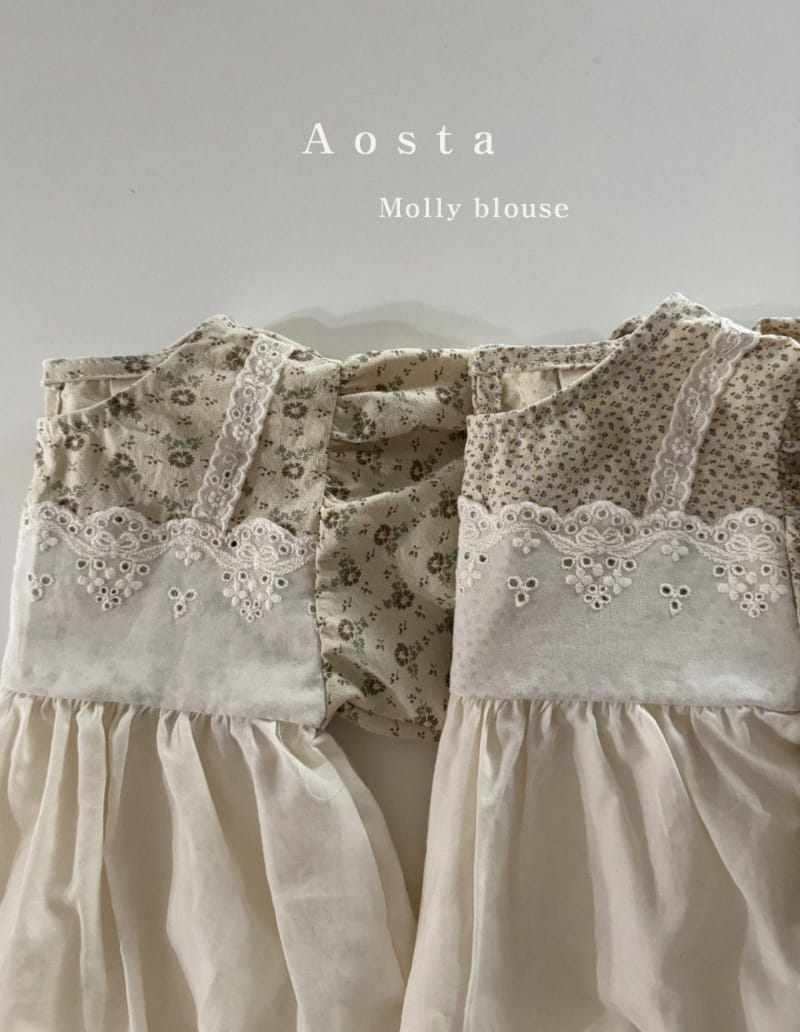 Aosta - Korean Baby Fashion - #babyfever - Molly Bustier Blouse