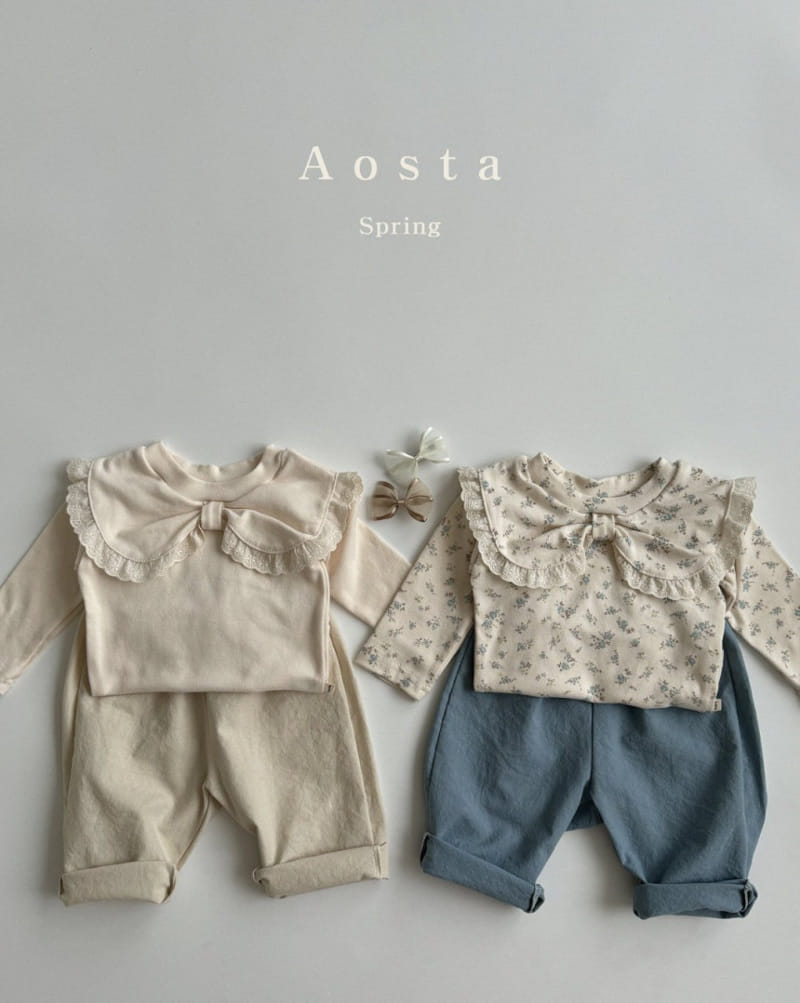 Aosta - Korean Baby Fashion - #babygirlfashion - Peach Blouse - 7
