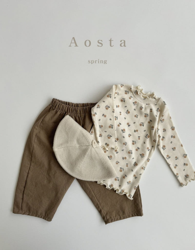 Aosta - Korean Baby Fashion - #babygirlfashion - Camellia Tee - 5