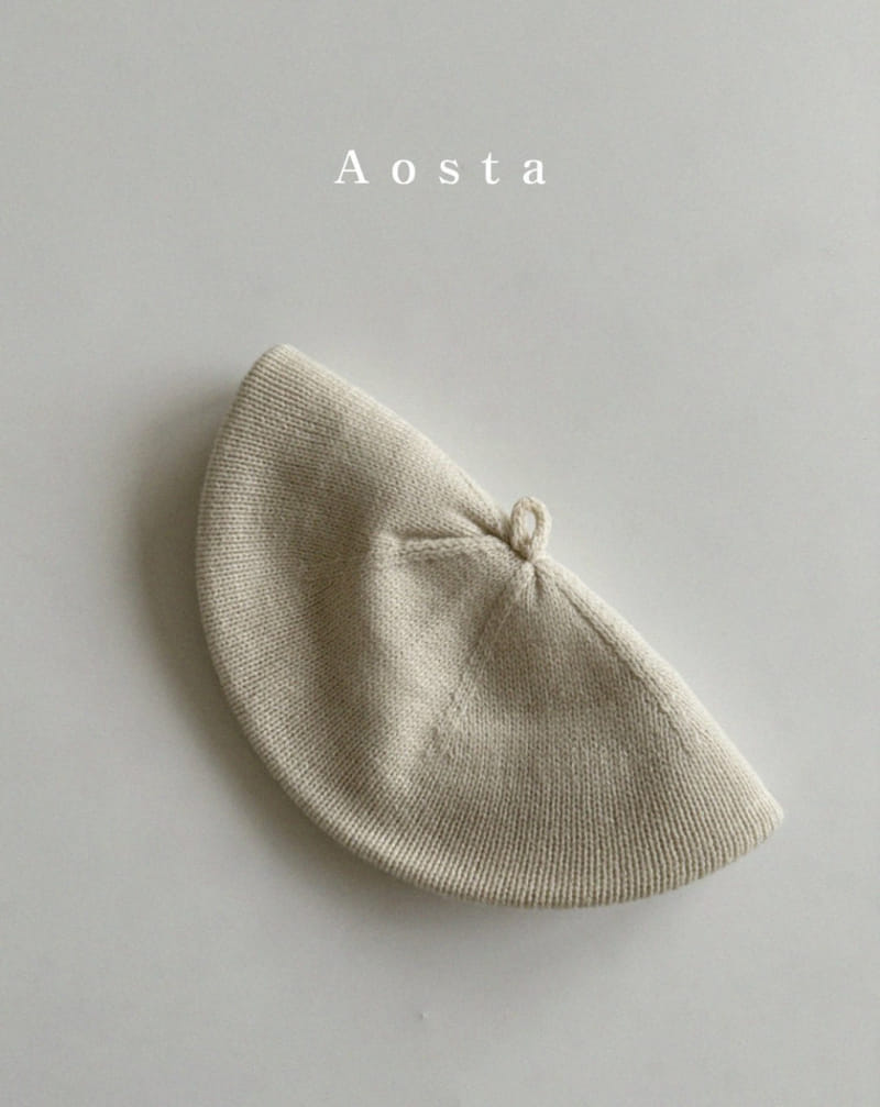 Aosta - Korean Baby Fashion - #babygirlfashion - Knit Beret - 2
