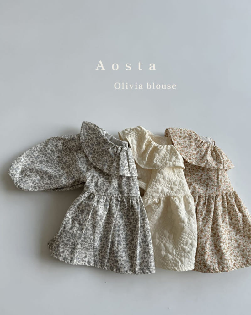Aosta - Korean Baby Fashion - #babygirlfashion - Olivia Blouse