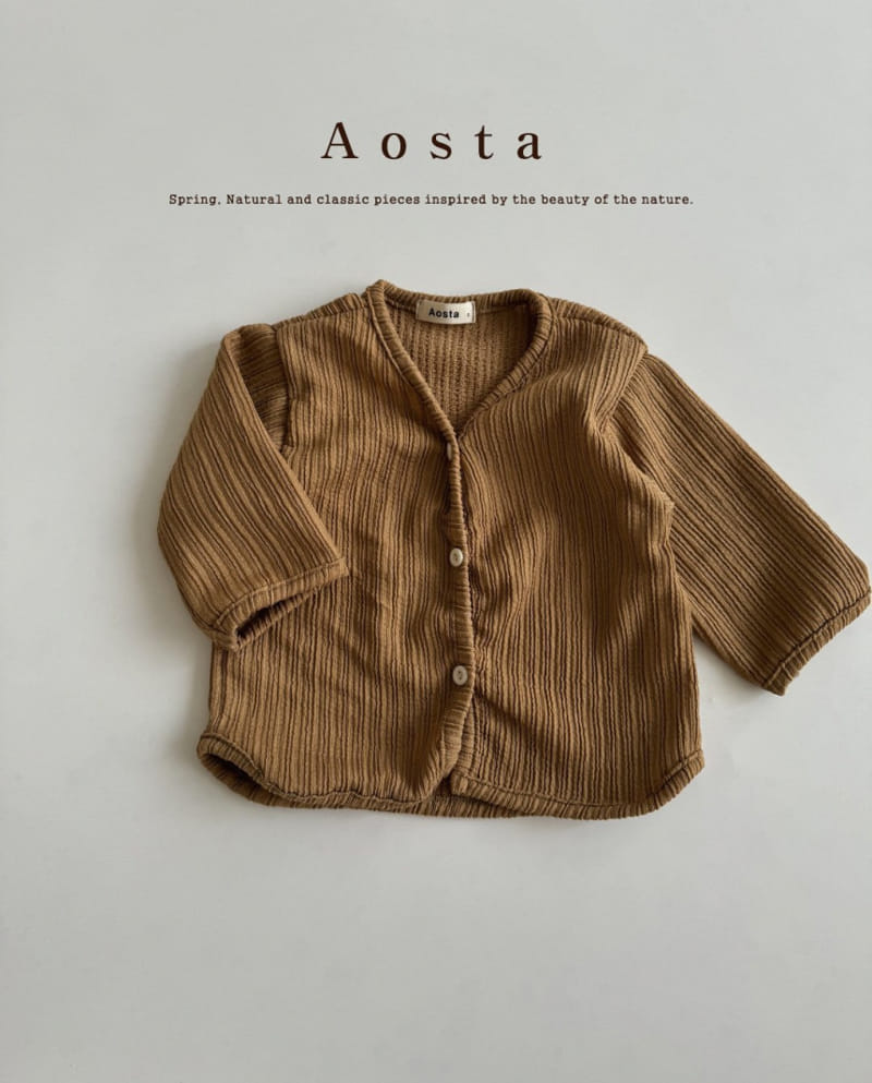 Aosta - Korean Baby Fashion - #babylifestyle - Pleats Cardigan - 9