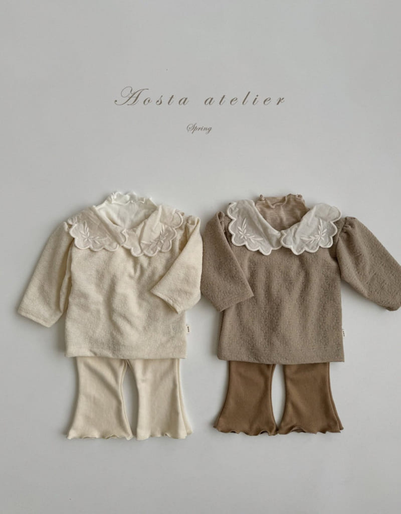 Aosta - Korean Baby Fashion - #babylifestyle - Cape Blouse - 3