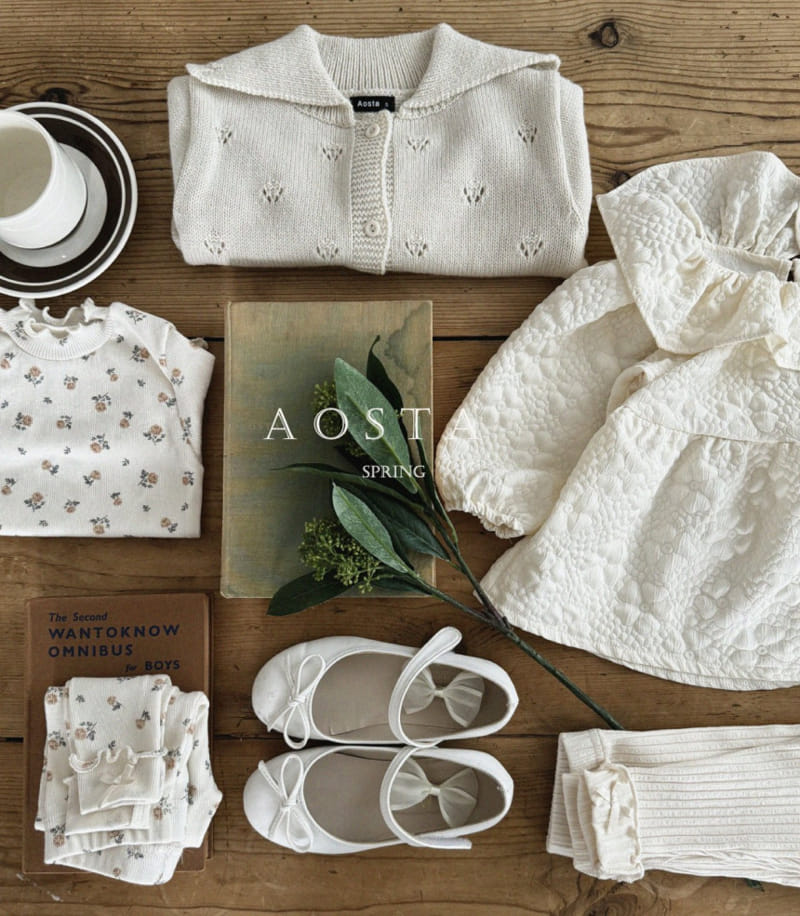 Aosta - Korean Baby Fashion - #babylifestyle - Camellia Tee - 6